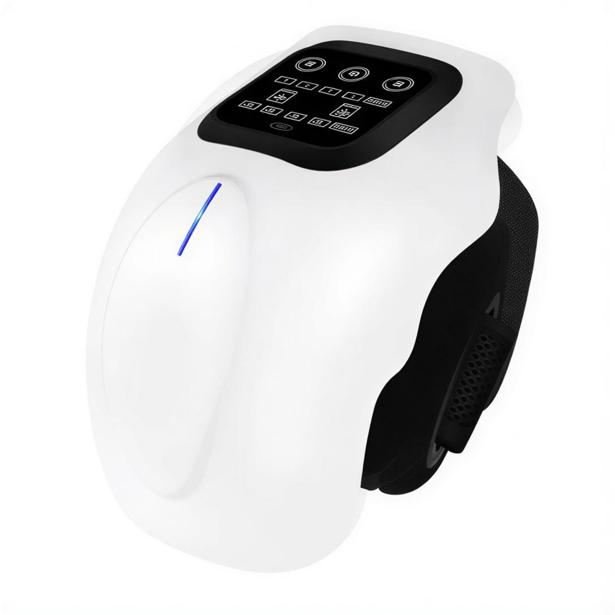 HavenKnee cordless knee massager with digital control panel — heat, air compression and vibration